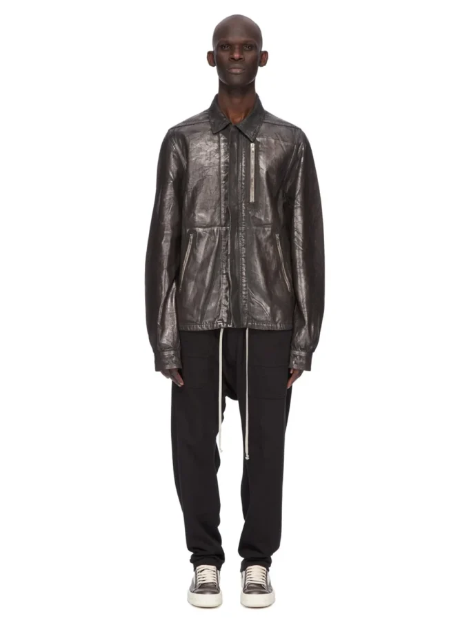 DRKSHDW FW25 CONCORDIANS CLASSIC CARGO DRAWSTRING IN BLACK COMPACT HEAVY JERSEY DU02E7370RIG-09 DRKSHDW FW25 CONCORDIANS CLASSIC CARGO DRAWSTRING IN BLACK COMPACT HEAVY JERSEY DU02E7370RIG-09