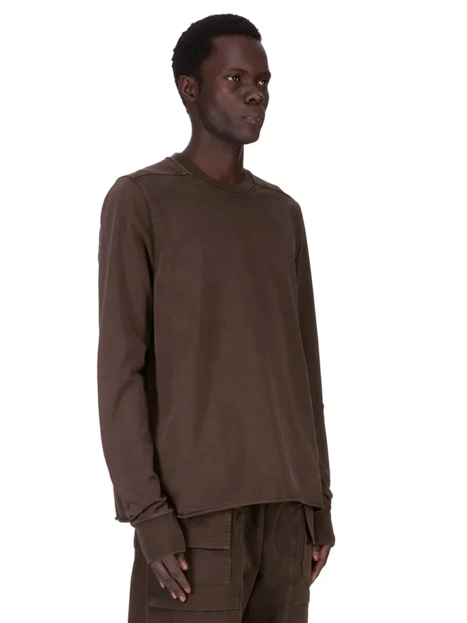 DRKSHDW FW25 CONCORDIANS CREWNECK SWEAT IN DARK DUST COMPACT HEAVY JERSEY. DU02E7279RIGP-78 DRKSHDW FW25 CONCORDIANS CREWNECK SWEAT IN DARK DUST COMPACT HEAVY JERSEY. DU02E7279RIGP-78