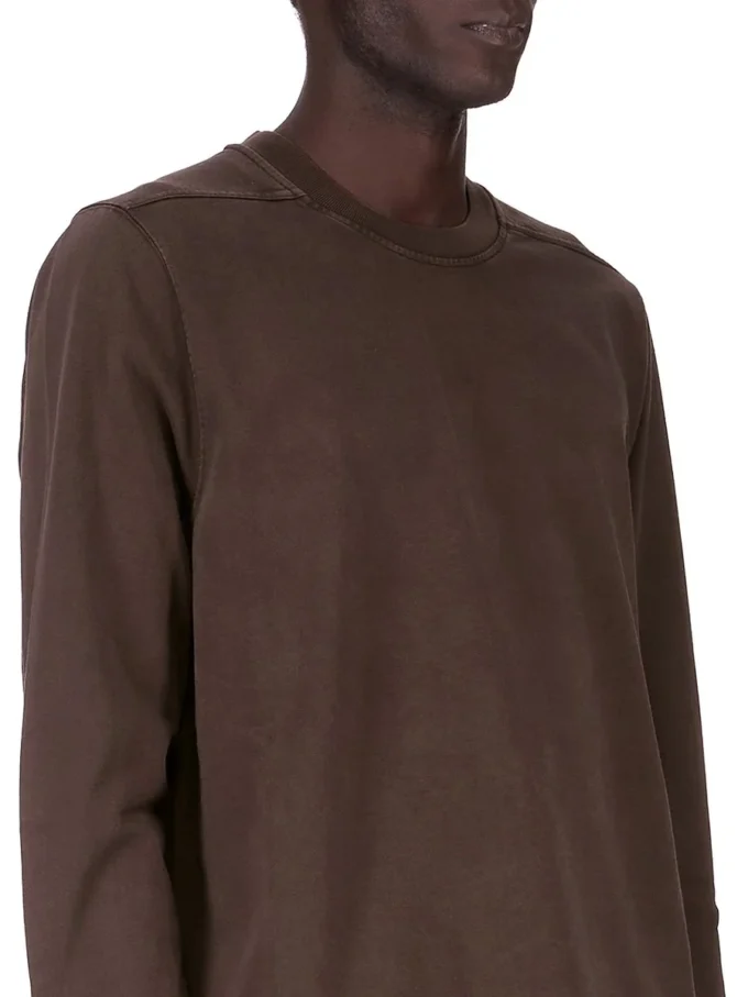 DRKSHDW FW25 CONCORDIANS CREWNECK SWEAT IN DARK DUST COMPACT HEAVY JERSEY. DU02E7279RIGP-78 DRKSHDW FW25 CONCORDIANS CREWNECK SWEAT IN DARK DUST COMPACT HEAVY JERSEY. DU02E7279RIGP-78