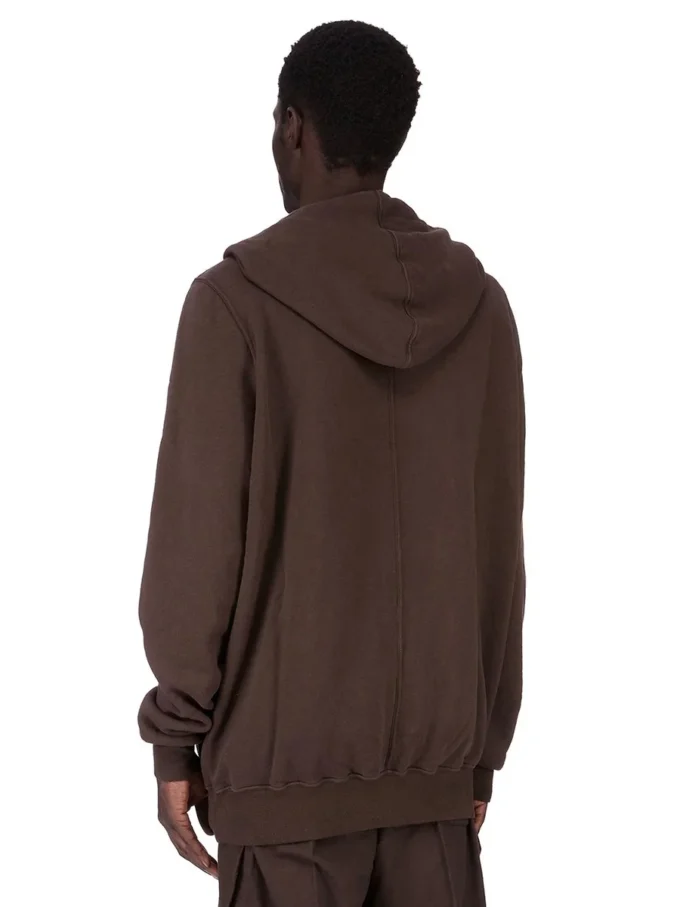 DRKSHDW FW25 CONCORDIANS JUMBO GIMP HOODIE IN DARK DUST SLUB FELPA DU02E7283FSL-78 DRKSHDW FW25 CONCORDIANS JUMBO GIMP HOODIE IN DARK DUST SLUB FELPA DU02E7283FSL-78