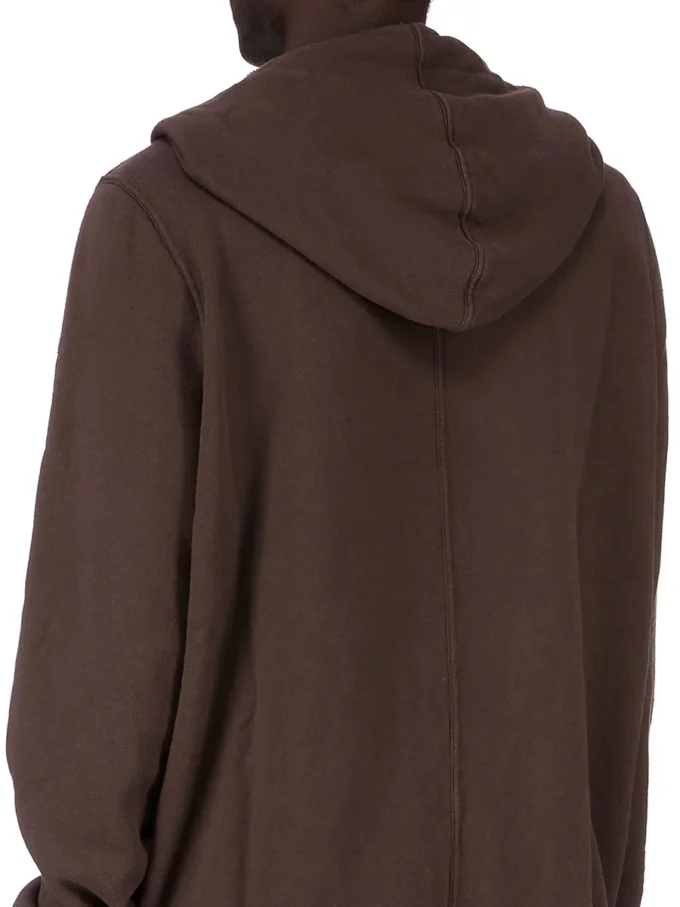 DRKSHDW FW25 CONCORDIANS JUMBO GIMP HOODIE IN DARK DUST SLUB FELPA DU02E7283FSL-78 DRKSHDW FW25 CONCORDIANS JUMBO GIMP HOODIE IN DARK DUST SLUB FELPA DU02E7283FSL-78