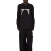 DRKSHDW FW25 CONCORDIANS LEVEL LS T IN BLACK MEDIUM WEIGHT COTTON JERSEY DU02E7260RNEP4-0908 DRKSHDW FW25 CONCORDIANS LEVEL LS T IN BLACK MEDIUM WEIGHT COTTON JERSEY DU02E7260RNEP4-0908