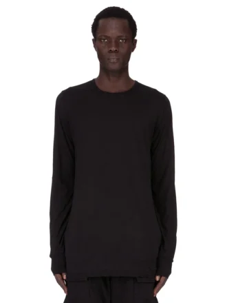 DRKSHDW FW25 CONCORDIANS LEVEL T IN BLACK COTTON GAUZE JERSEY DU02E7260BH-09 DRKSHDW FW25 CONCORDIANS LEVEL T IN BLACK COTTON GAUZE JERSEY DU02E7260BH-09