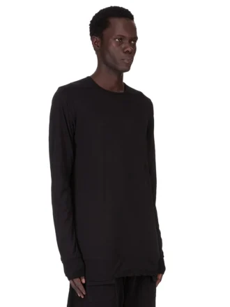 DRKSHDW FW25 CONCORDIANS LEVEL T IN BLACK COTTON GAUZE JERSEY DU02E7260BH-09 DRKSHDW FW25 CONCORDIANS LEVEL T IN BLACK COTTON GAUZE JERSEY DU02E7260BH-09