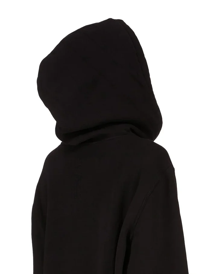 DRKSHDW FW25 CONCORDIANS OVERSIZED HOODIE IN BLACK/PEARL SLUP FELPA DS02E7241FSLP1P-0908 DRKSHDW FW25 CONCORDIANS OVERSIZED HOODIE IN BLACK/PEARL SLUP FELPA DS02E7241FSLP1P-0908