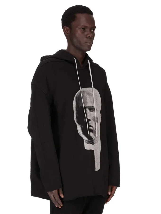 DRKSHDW FW25 CONCORDIANS PETER HOODIE BLACK/PEARL FURKA HEAVY SWEATSHIRT DU02E7280FEP1P-0908 DRKSHDW FW25 CONCORDIANS PETER HOODIE BLACK/PEARL FURKA HEAVY SWEATSHIRT DU02E7280FEP1P-0908