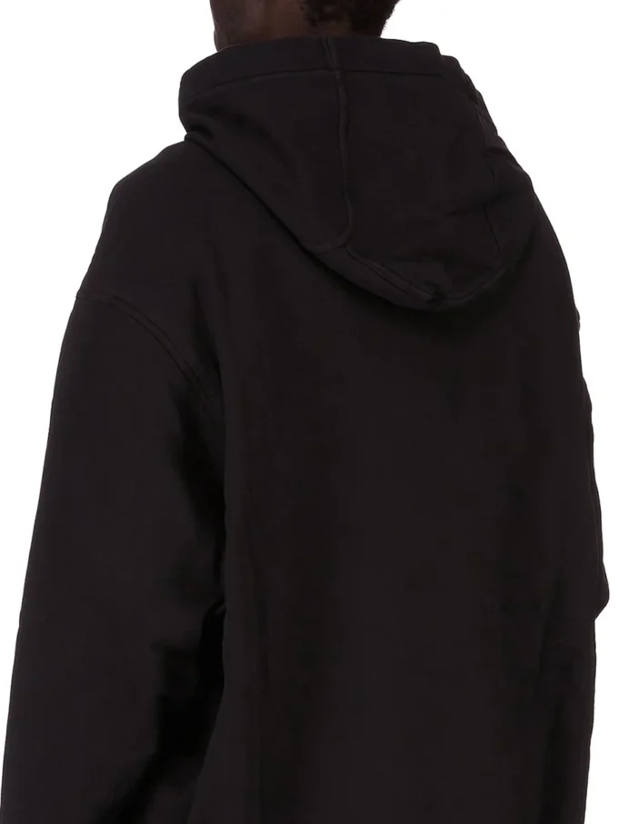 DRKSHDW FW25 CONCORDIANS PETER HOODIE BLACK/PEARL FURKA HEAVY SWEATSHIRT DU02E7280FEP1P-0908 DRKSHDW FW25 CONCORDIANS PETER HOODIE BLACK/PEARL FURKA HEAVY SWEATSHIRT DU02E7280FEP1P-0908