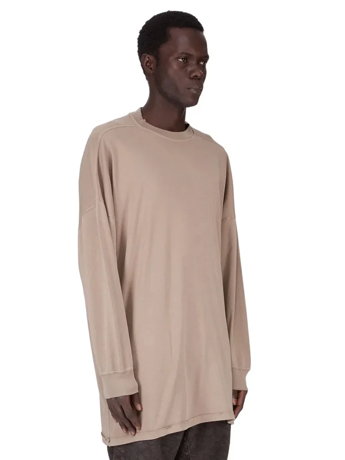 DRKSHDW FW25 CONCORDIANS TOMMY LS SWEAT IN DIRTY PEARL DOUBLE BRUSHED JERSEY DU02E7292JDBP-88 DRKSHDW FW25 CONCORDIANS TOMMY LS SWEAT IN DIRTY PEARL DOUBLE BRUSHED JERSEY DU02E7292JDBP-88