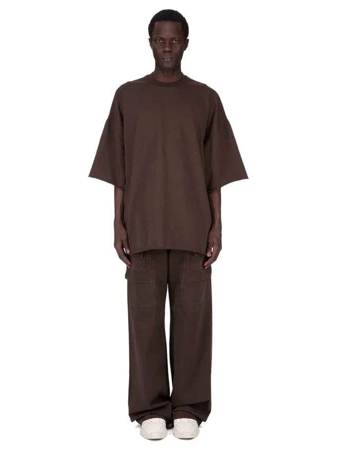 DRKSHDW FW25 CONCORDIANS TOMMY T IN DARK DUST COMPACT HEAVY JERSEY DU02E7259RIG-78 DRKSHDW FW25 CONCORDIANS TOMMY T IN DARK DUST COMPACT HEAVY JERSEY DU02E7259RIG-78