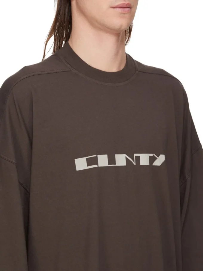 DRKSHDW FW25 CONCORDIANS TOMMY T IN DRKDUST/PEARL MEDIUM WEIGHT COTTON JERSEY DU02E7259RNEP2-7808 DRKSHDW FW25 CONCORDIANS TOMMY T IN DRKDUST/PEARL MEDIUM WEIGHT COTTON JERSEY DU02E7259RNEP2-7808