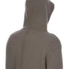 RICK OWENS FW25 CONCORDIANS PRECOLLECTION ZIPPED HOODIE IN DUST LAS PALMAS CASHMERE KNIT. RU02E1666KLWS-34 RICK OWENS FW25 CONCORDIANS PRECOLLECTION ZIPPED HOODIE IN DUST LAS PALMAS CASHMERE KNIT. RU02E1666KLWS-34