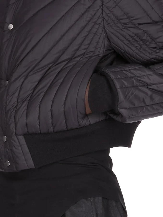 RICK OWENS FW25 CONCORDIANS QUILTED FLIGHT JKT IN BLACK LIGHT NYLON RU02E1727NPT1-09 RICK OWENS FW25 CONCORDIANS QUILTED FLIGHT JKT IN BLACK LIGHT NYLON RU02E1727NPT1-09