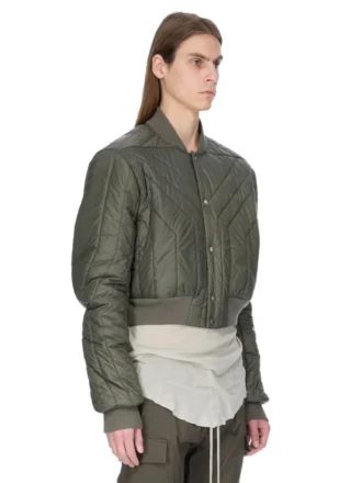 RICK OWENS FW25 CONCORDIANS QUILTED FLIGHT JKT IN BOSCO LIGHT NYLON. RU02E1727NPT1-25 RICK OWENS FW25 CONCORDIANS QUILTED FLIGHT JKT IN BOSCO LIGHT NYLON. RU02E1727NPT1-25