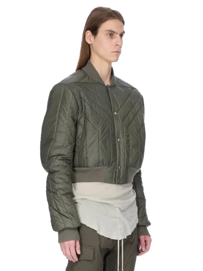 RICK OWENS FW25 CONCORDIANS QUILTED FLIGHT JKT IN BOSCO LIGHT NYLON. RU02E1727NPT1-25 RICK OWENS FW25 CONCORDIANS QUILTED FLIGHT JKT IN BOSCO LIGHT NYLON. RU02E1727NPT1-25