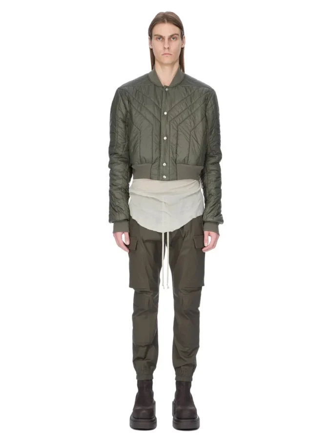 RICK OWENS FW25 CONCORDIANS QUILTED FLIGHT JKT IN BOSCO LIGHT NYLON. RU02E1727NPT1-25 RICK OWENS FW25 CONCORDIANS QUILTED FLIGHT JKT IN BOSCO LIGHT NYLON. RU02E1727NPT1-25