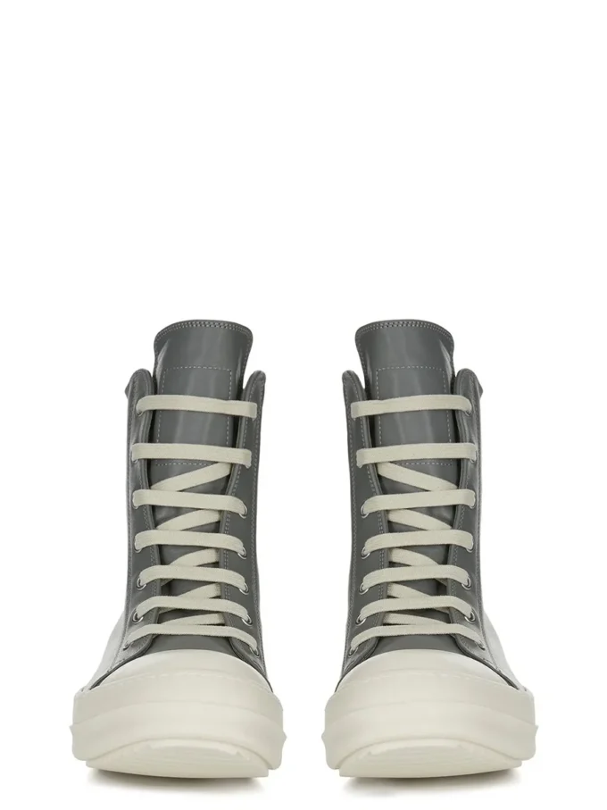 RICK OWENS FW25 CONCORDIANS SNEAKERS IN WASHED INDIGO/MILK/MILK FULL GRAIN COW LEATHER RP02E4890LCO-0611 RICK OWENS FW25 CONCORDIANS SNEAKERS IN WASHED INDIGO/MILK/MILK FULL GRAIN COW LEATHER RP02E4890LCO-0611