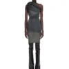 RICK OWENS FW25 CONCORDIANS TWIST DRESS IN DRKDUST DEGRADE SLUB STRETCH DENIM. RP02E4521SDKDEG-78D RICK OWENS FW25 CONCORDIANS TWIST DRESS IN DRKDUST DEGRADE SLUB STRETCH DENIM. RP02E4521SDKDEG-78D