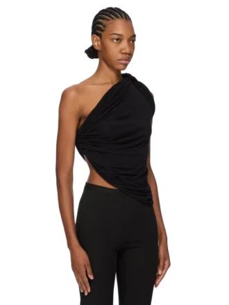 RICK OWENS LILIES FW25 CONCORDIANS ANITA TOP IN VISCOSE CREPE JERSEY LI02E3110RV-09 RICK OWENS LILIES FW25 CONCORDIANS ANITA TOP IN VISCOSE CREPE JERSEY LI02E3110RV-09