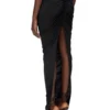 RICK OWENS LILIES FW25 CONCORDIANS EVA SKIRT IN BLACK VISCOSE CREPE JERSEY LI02E3316CVI-09 RICK OWENS LILIES FW25 CONCORDIANS EVA SKIRT IN BLACK VISCOSE CREPE JERSEY LI02E3316CVI-09
