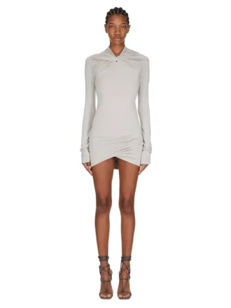 RICK OWENS LILIES FW25 CONCORDIANS KAIRO MINI IN CASHMERE BLEND JERSEY LI02E3568JBWS-08 RICK OWENS LILIES FW25 CONCORDIANS KAIRO MINI IN CASHMERE BLEND JERSEY LI02E3568JBWS-08